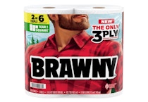 2 Brawny Paper Towel Packs