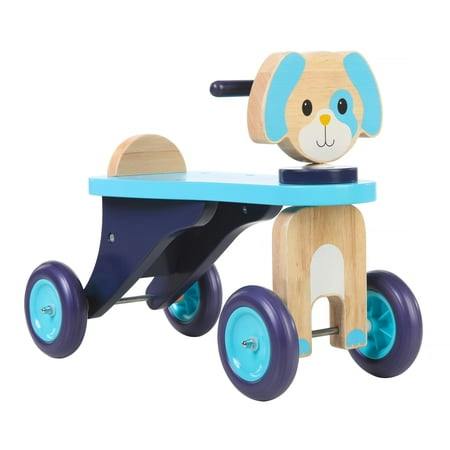 Wooden Puppy Push Ride-on Toy