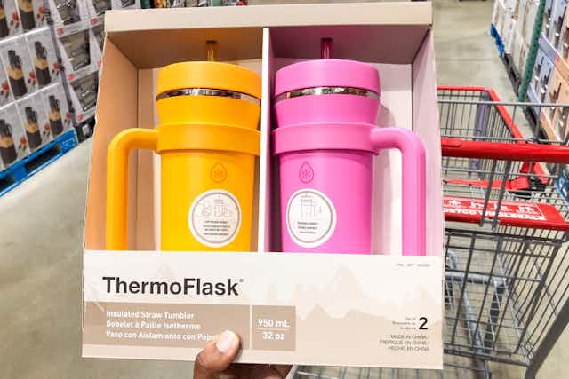 ThermoFlask Tumblers 2-Pack, Only $16.99 at Costco (Reg. $23.99) card image
