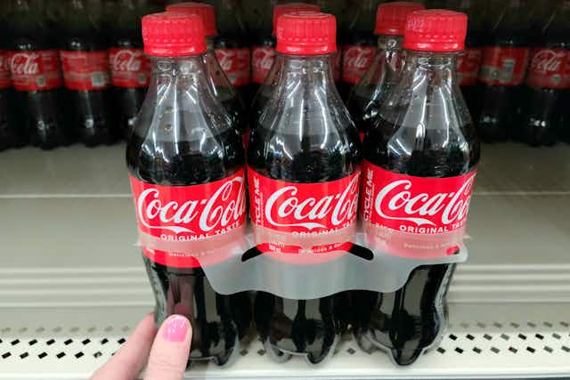 Coca-Cola or Sprite Soda 6-Packs, Only $3.33 at Dollar General card image