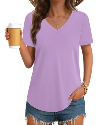 Women's V-neck Short-Sleeve Top
