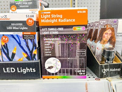 Multicolor LED Icicle String Lights