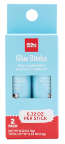 Office Depot Glue Sticks 2-Pack