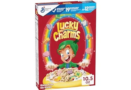 2 Lucky Charms Cereals