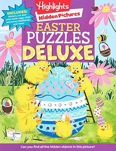 Easter Puzzles Deluxe Activity Book