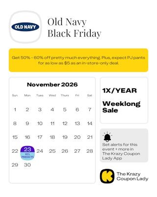 Old Navy Black Friday Sale