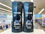 two axe black body washes in  walgreens