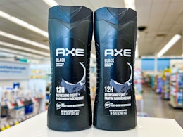 two axe black body washes in  walgreens
