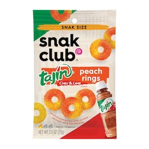 5 Snak Club Tajin Peach Rings Bags