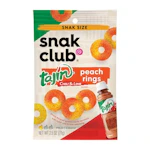 5 Snak Club Tajin Peach Rings Bags