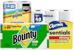 2 Bounty + 1 Charmin