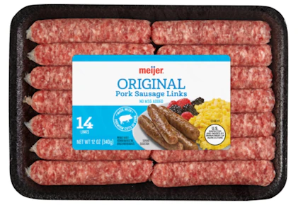 Meijer Original Pork Sausage Links