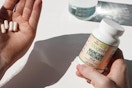 Person holding the Magnesium L Threonate, Magtein.