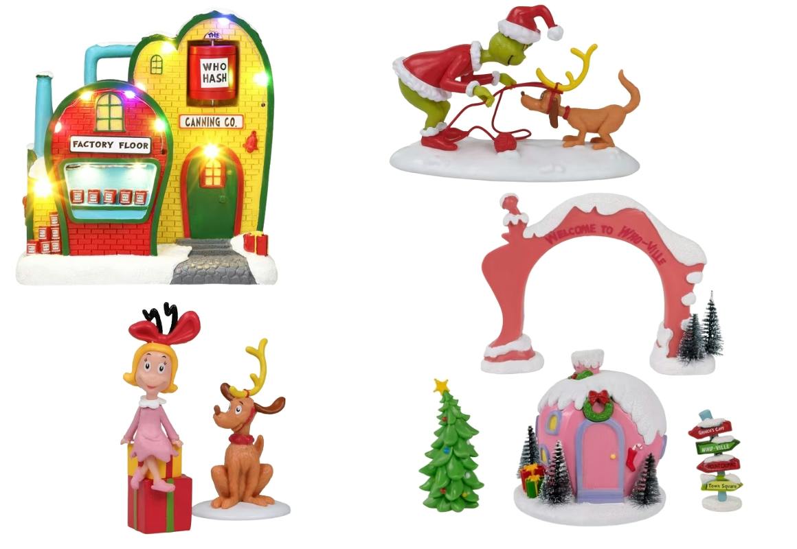 Grinch Christmas Village Figurine