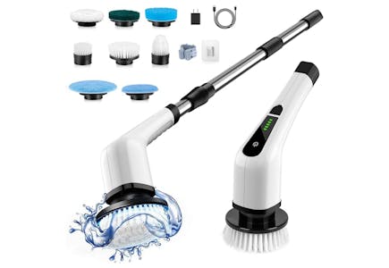 Spin Scrubber With 8 Replacement Heads