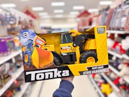 Target Tonka front loader toy