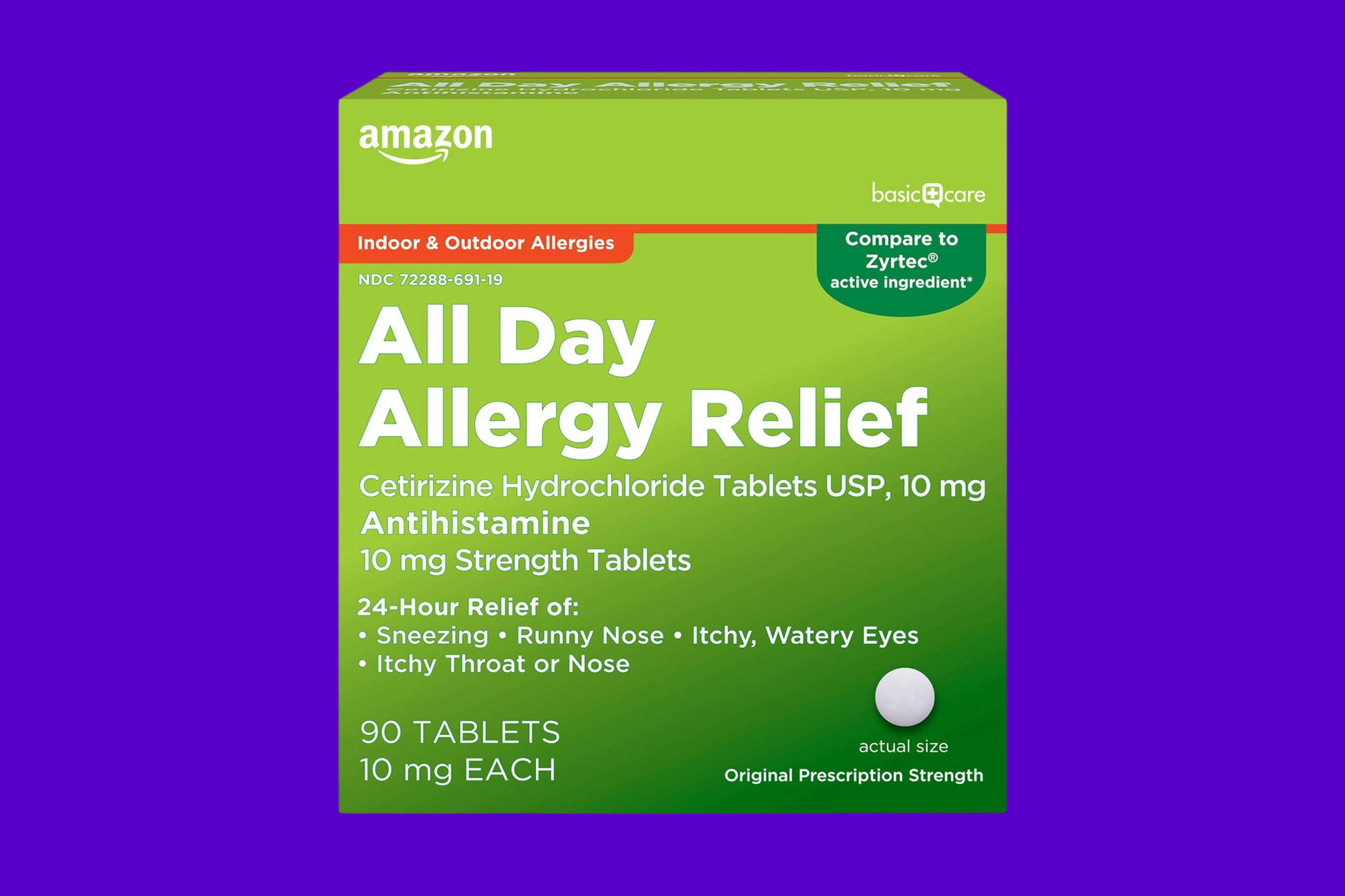 Amazon Basics Allergy Medicine, Now 1.91 With Subscribe & Save (Reg