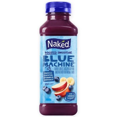 2 Naked Blue Machine Smoothies