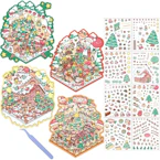 4 Sets 3D Scene Stickers