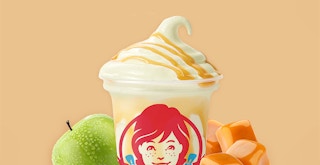 wendys new caramel apple frosty official promo