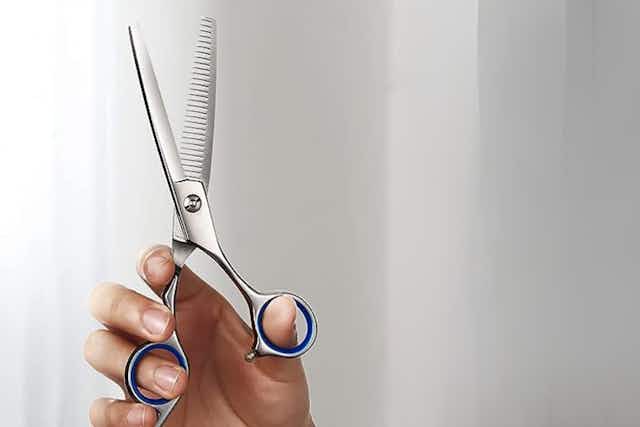 Professional Hair Thinning Scissors, as Low as $11.19 on Amazon card image
