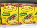 old el paso taco shells on shelf