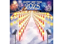 Solar Candy Cane Lights