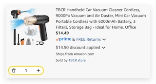 Cordless Handheld Car Vacuum