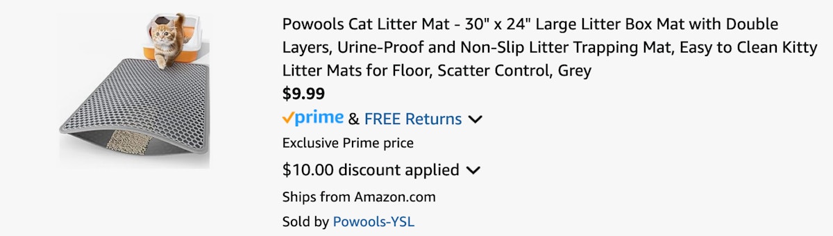 Amazon Cat Litter Mat 2025 2