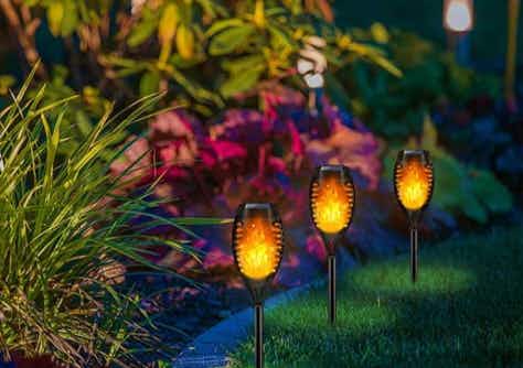 Solar Torch Lights 6-Pack, Only $17.99 on Amazon card image