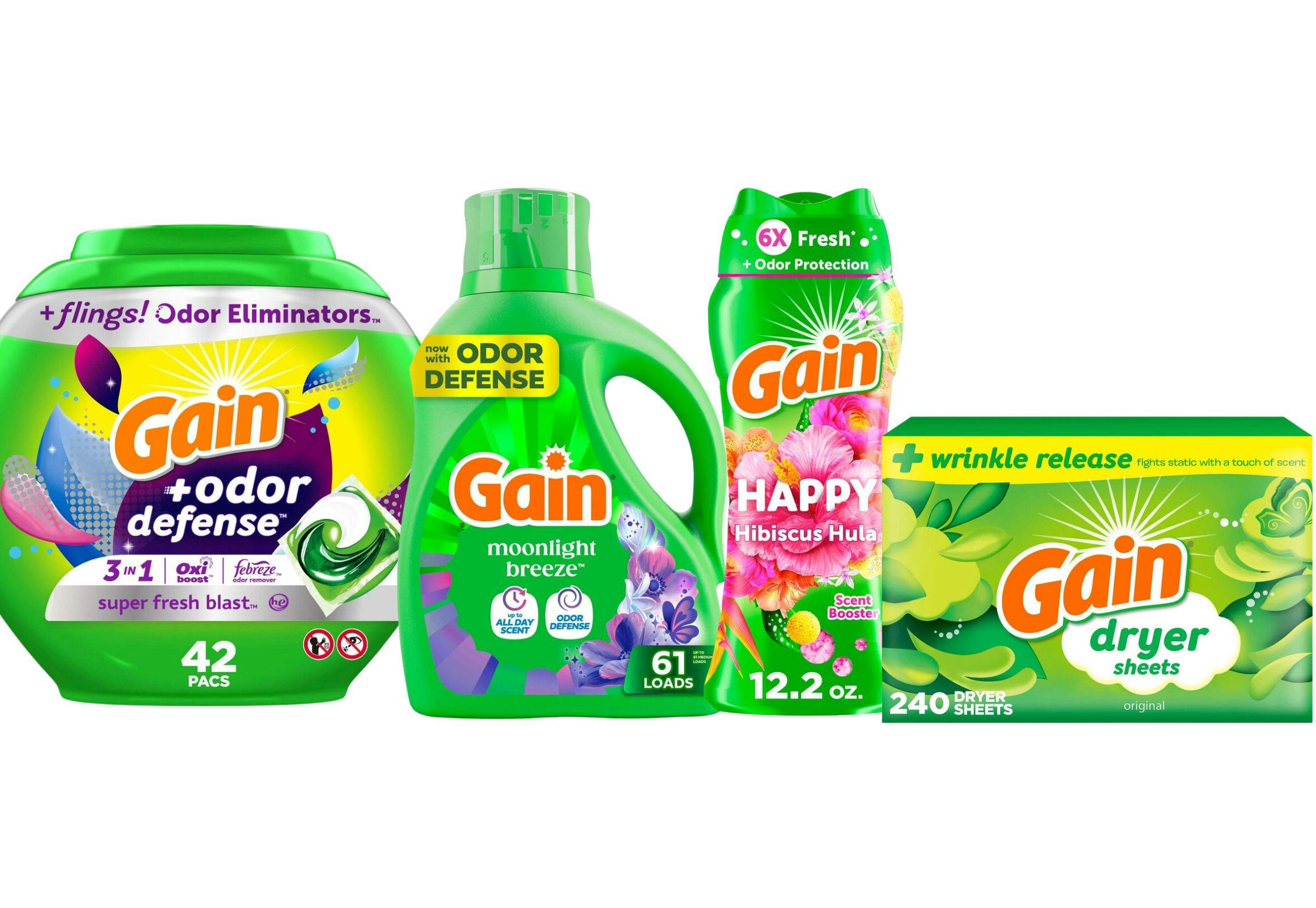 4 Gain Laundry Products