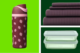 3 Target home deals: water bottle, bedding and food storage