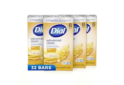 Dial Deodorant Bar Soap 32-Pack