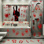 Bloody Halloween Window Clings