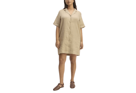 The Women's Linen Shirt Dress