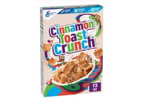 5 General Mills Cereal Boxes