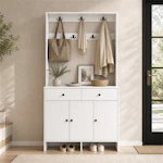 Hall Tree with Shoe Storage