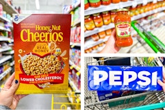 cheerios bertolli pepsi collage