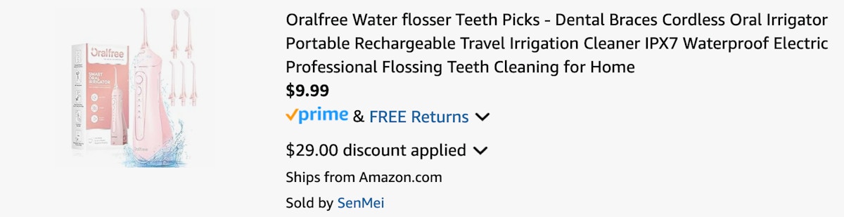 Amazon Water Flosser 2025 2