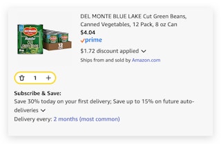 del monte cut green beans