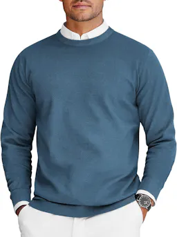 COOFANDY Men's Crew Neck Sweater