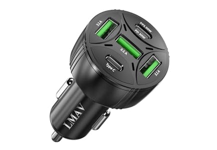 USB-C Car Charger Adapter