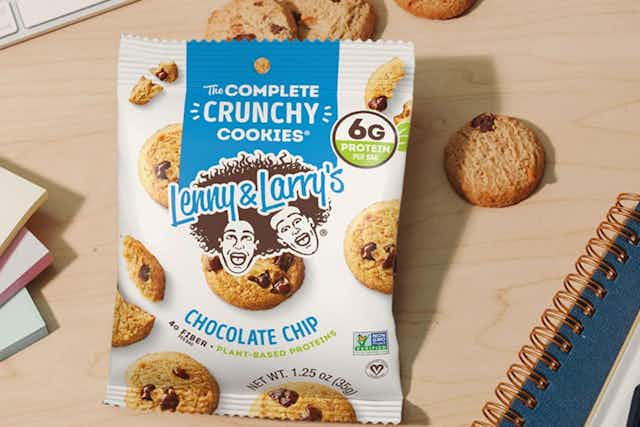 Lenny & Larry's Chocolate Chip Cookies 12-Pack, as Low as $8.83 on Amazon card image