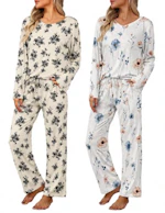 Ekouaer Women's Pajama Set 2-Pack