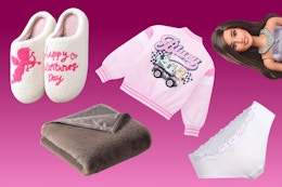 Apparel, blanket and a Barbie