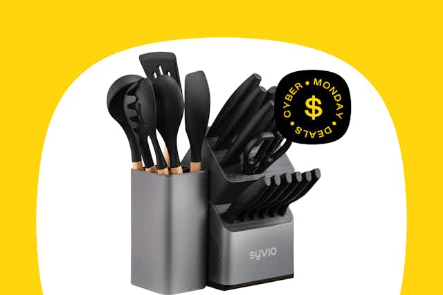 Knife Set and Kitchen Utensil 6-Pack, Only $29.99 on Amazon (Reg. $65) card image