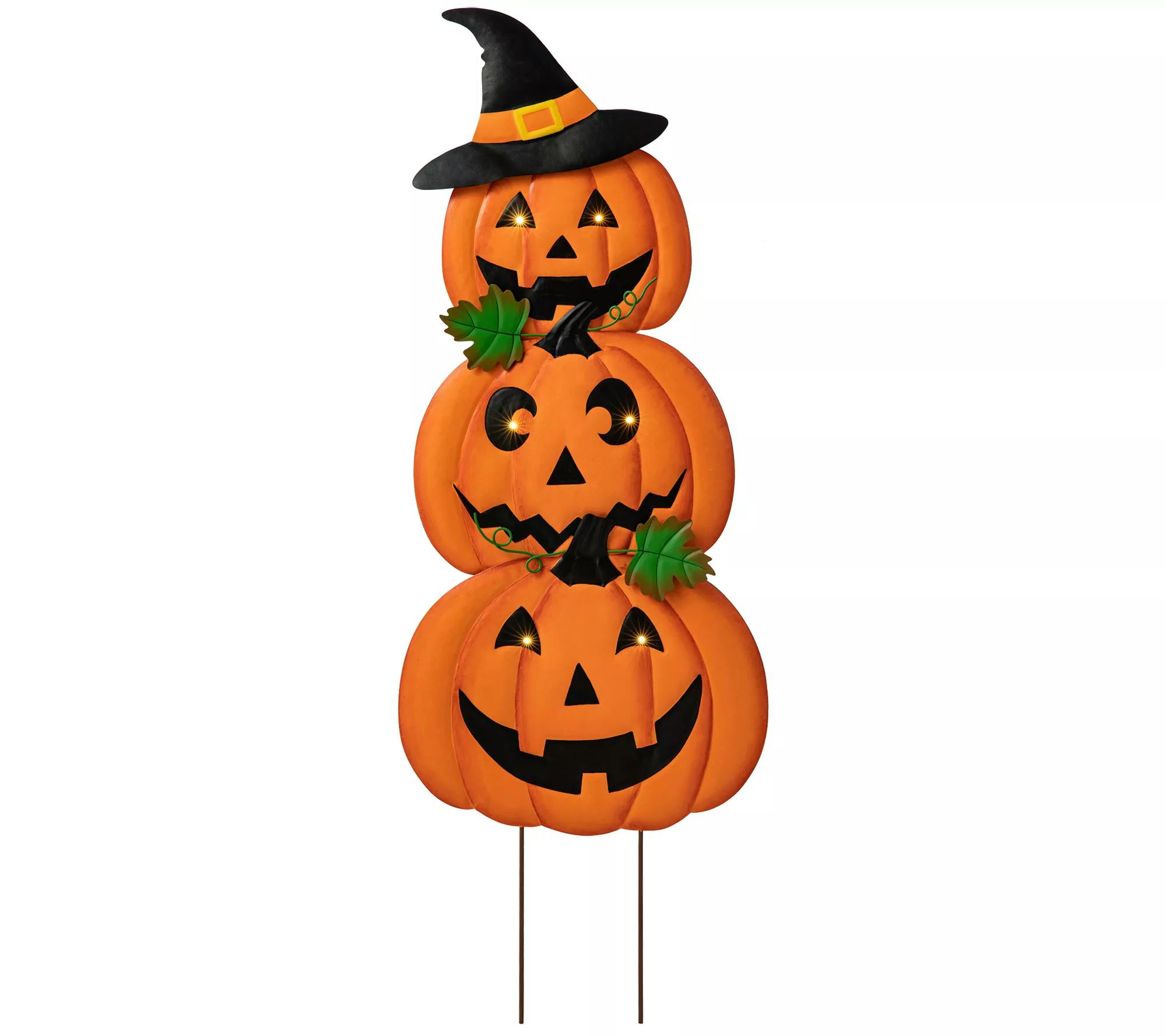 Halloween LED Pumpkin Yard Stake