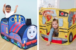Character Pop-Up Play Tents, Starting at $10 at Walmart card image
