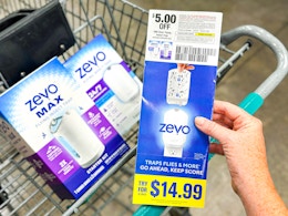 Save $5 on Zevo Flying Insect Traps With New Nationwide Coupons card image