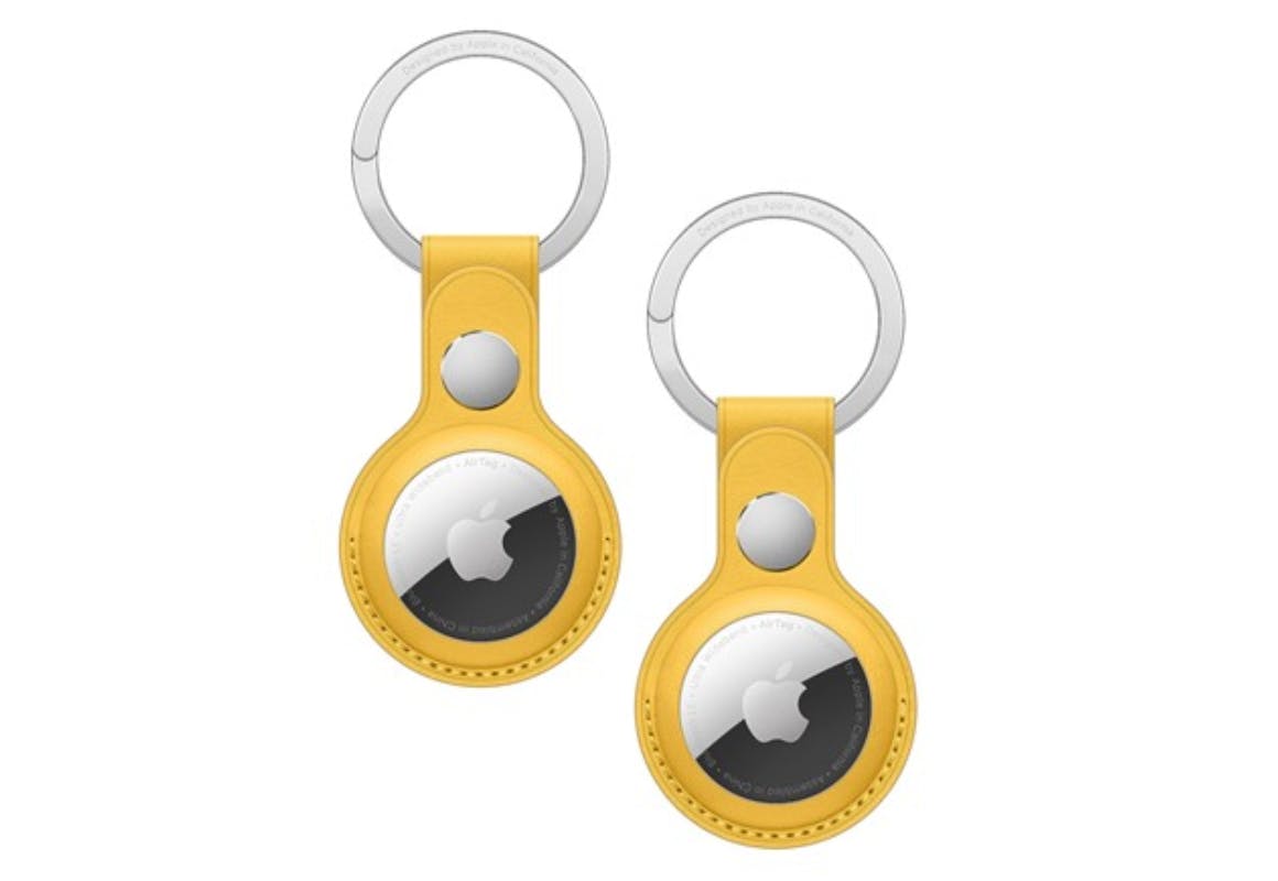 Apple AirTag Leather Key Ring